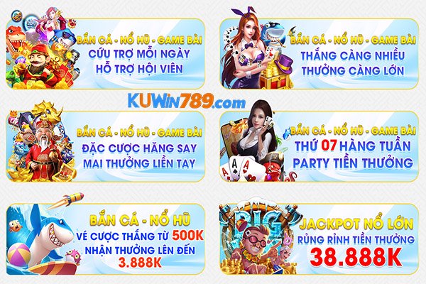 Nhận khuyến mãi khủng chỉ có tại KUWIN 789 